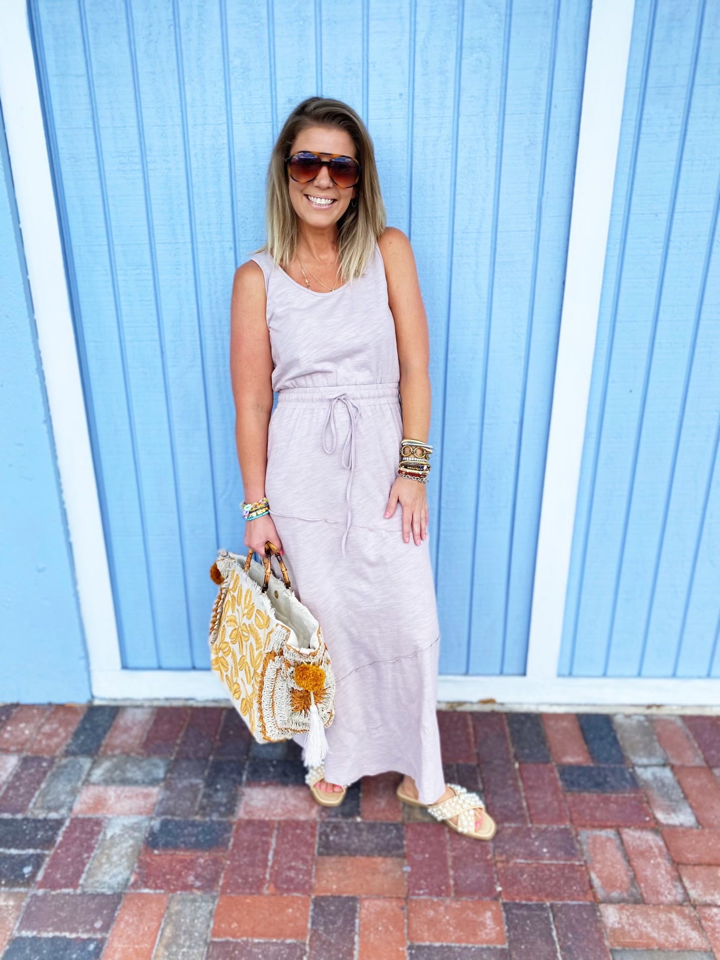 Ash Distressed Tank Dress *FINAL SALE