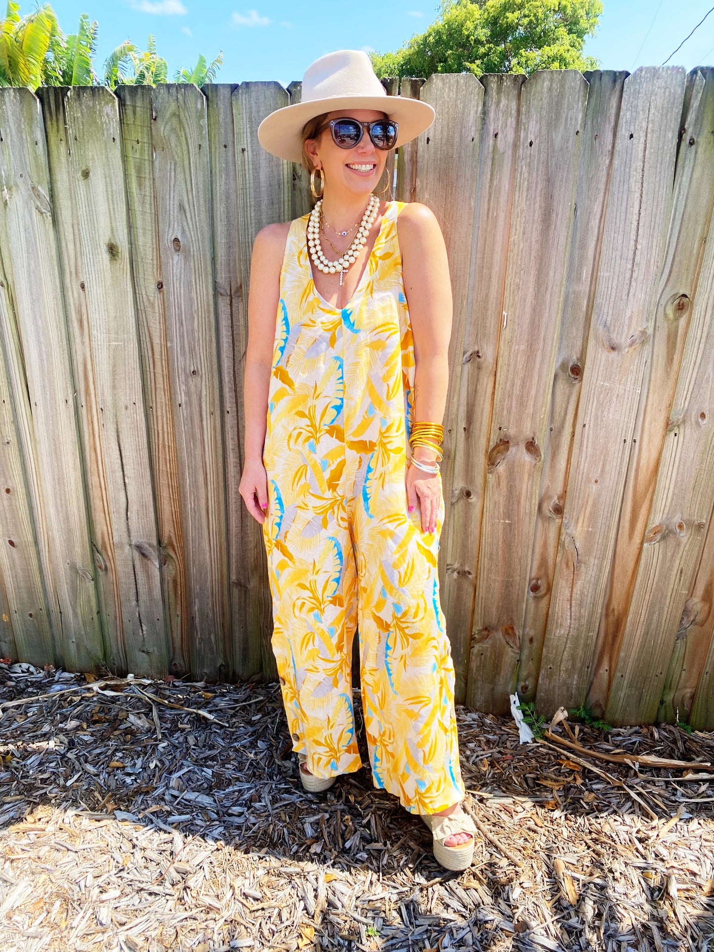 Penny Jumpsuit Yellow