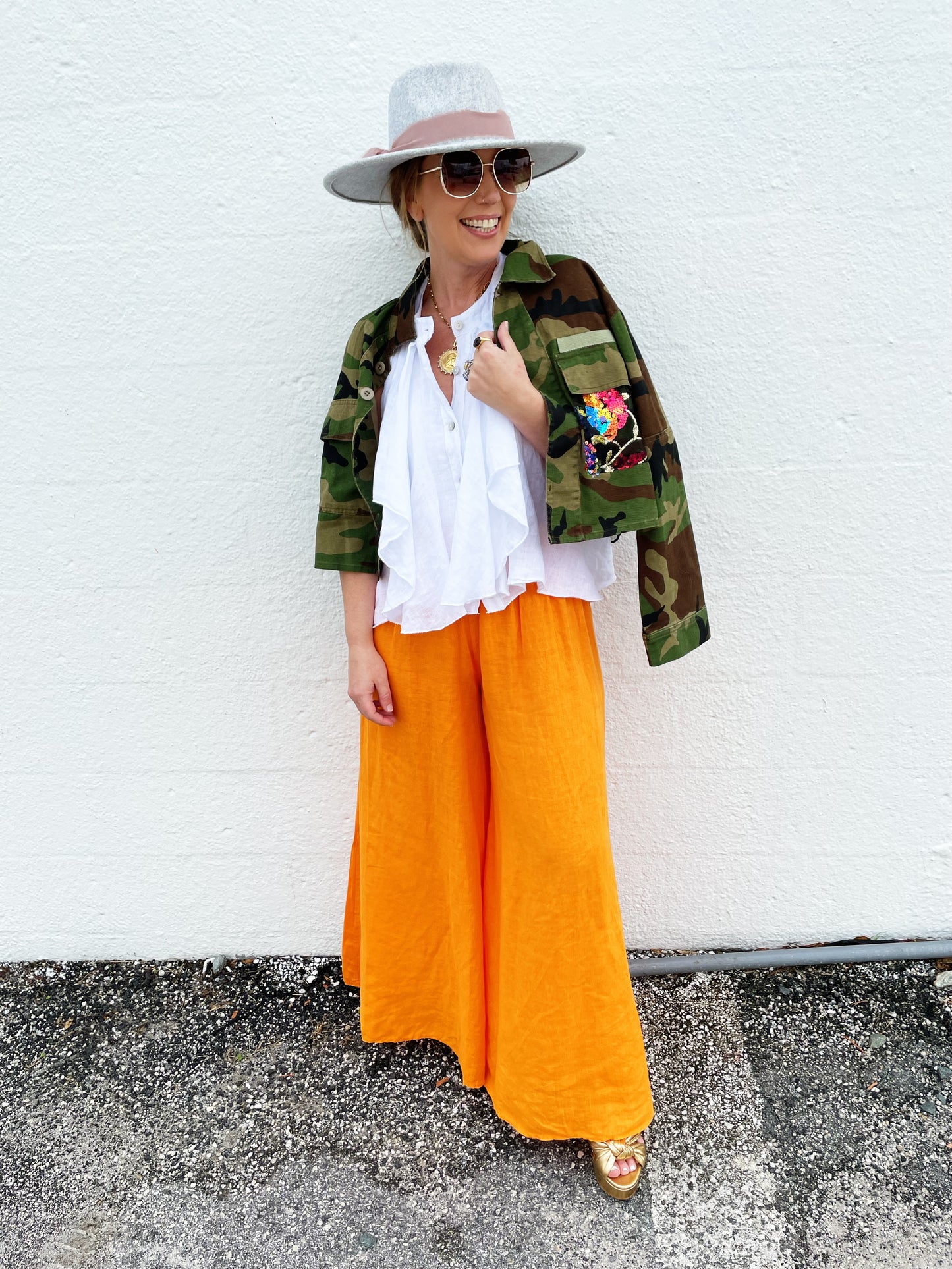Maggie Pant in Orange