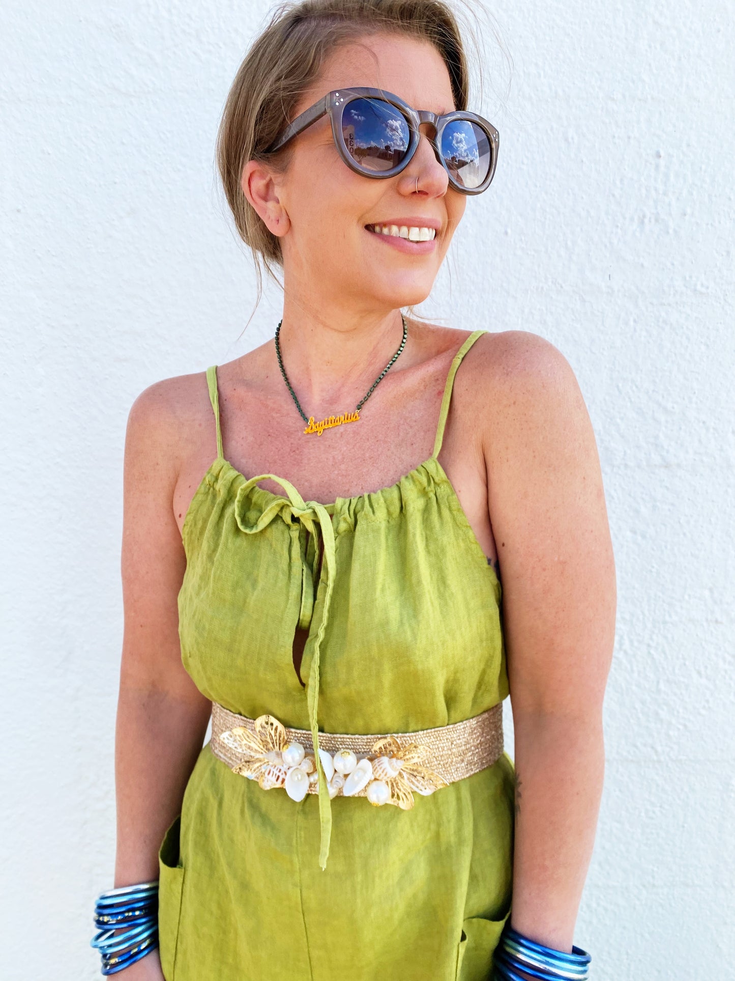 Crystal Jumpsuit in Green