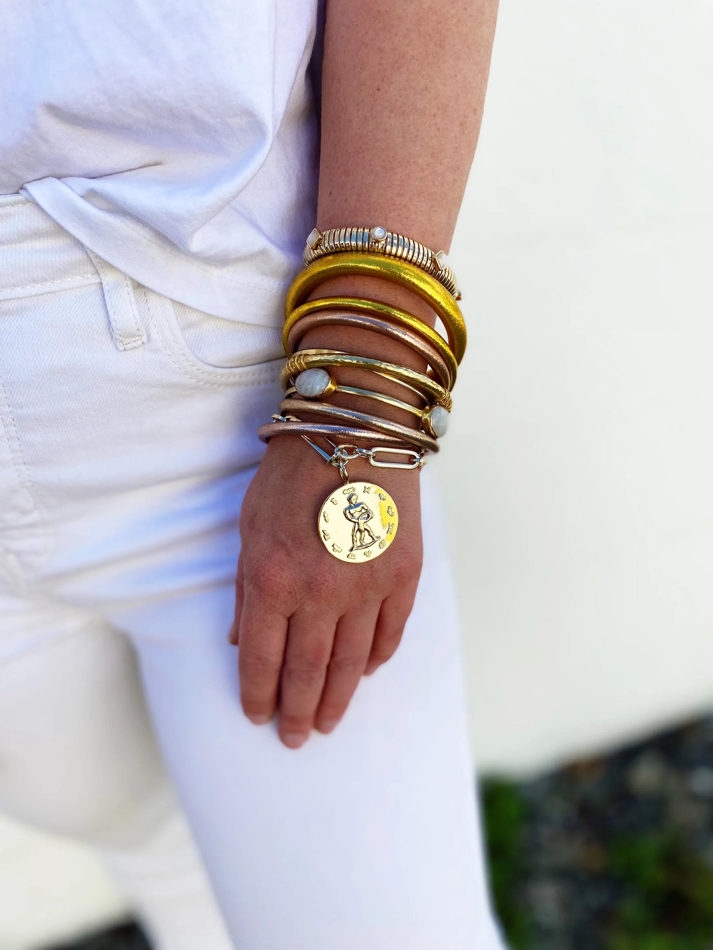 Aquarius Zodiac Bracelet