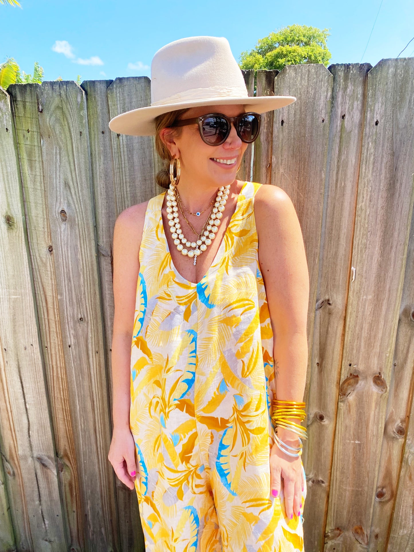 Penny Jumpsuit Yellow