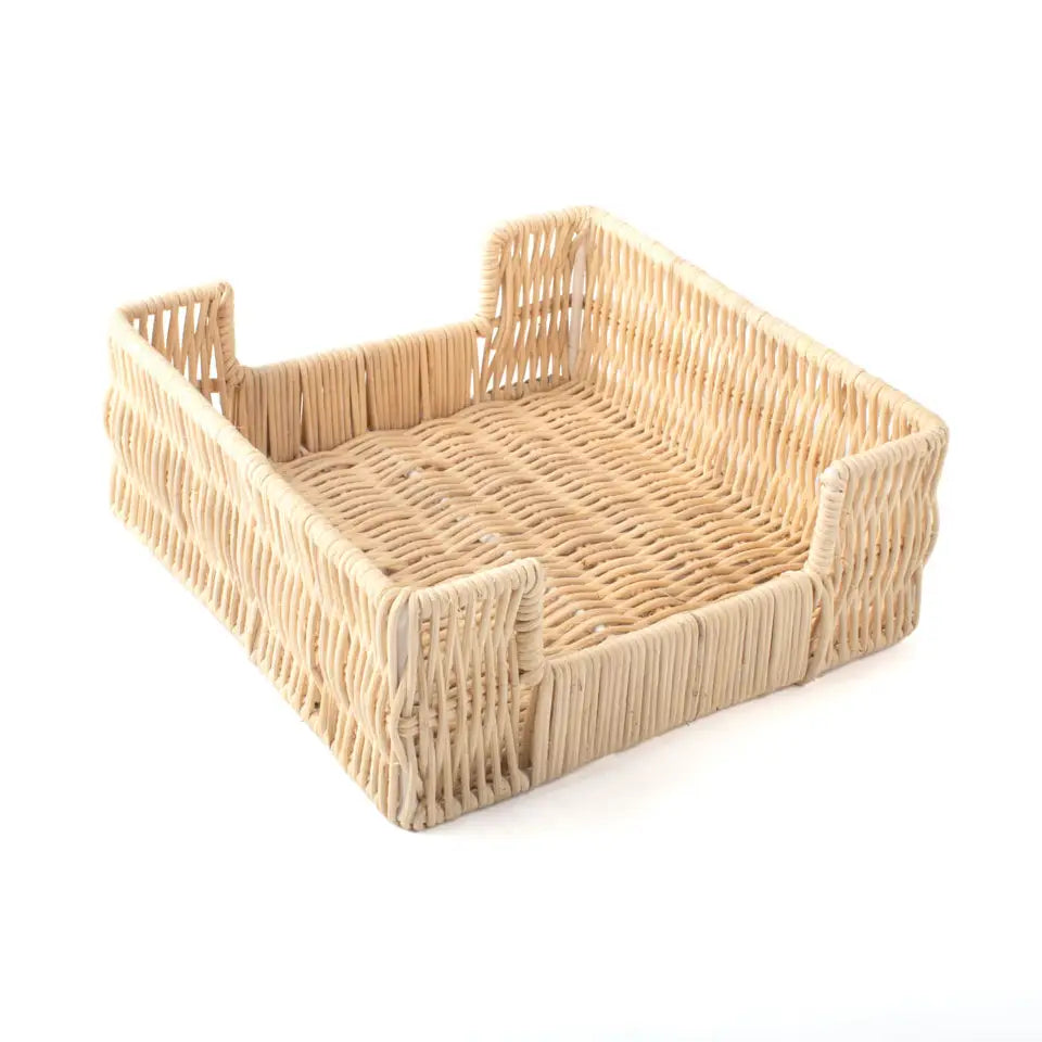 Natural Rattan Towel Tray * 2 sizes