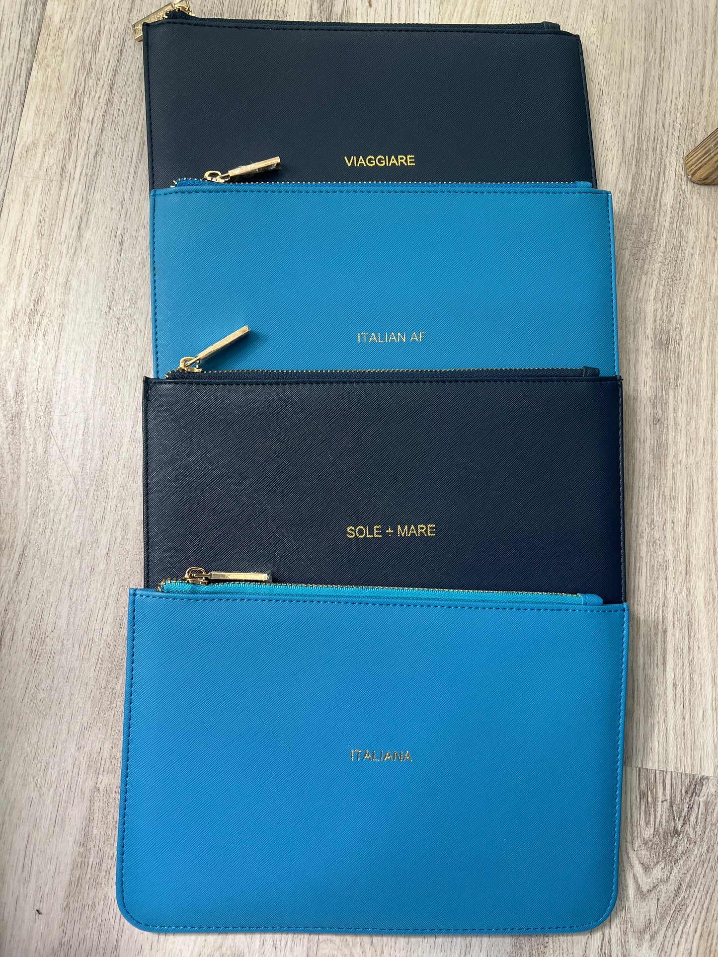 Carina Pouch (Multiple Colors & Sayings)