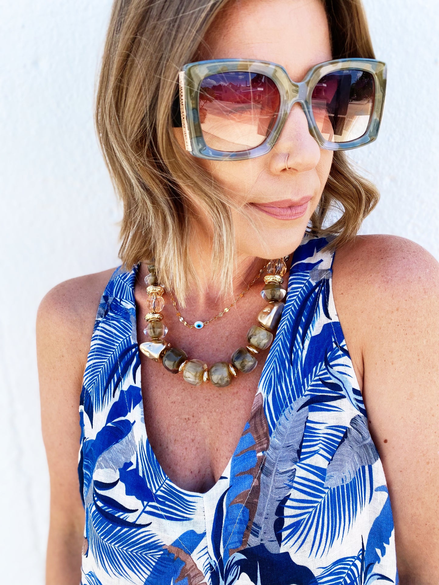 Penny Jumpsuit Blue