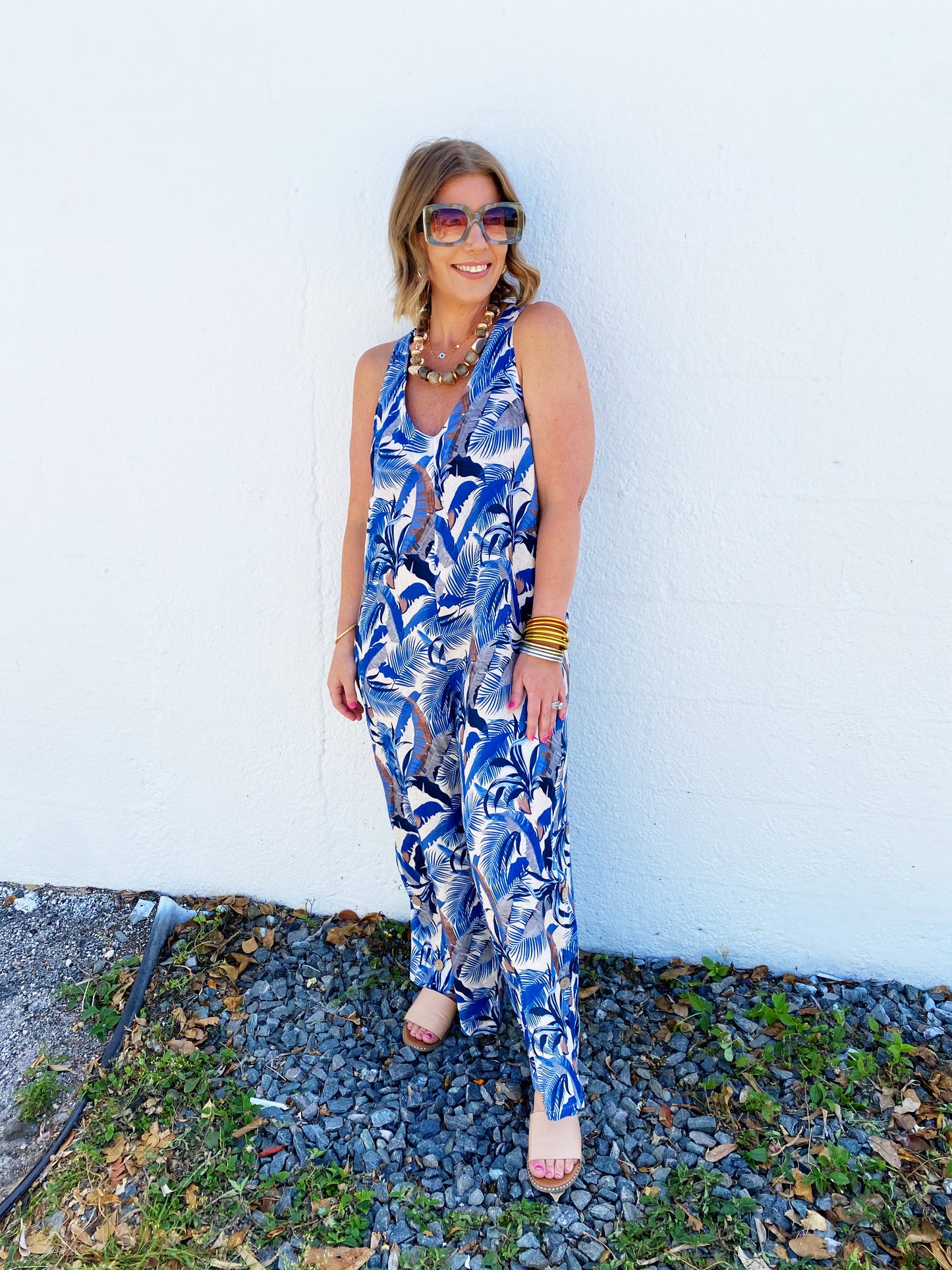 Penny Jumpsuit Blue