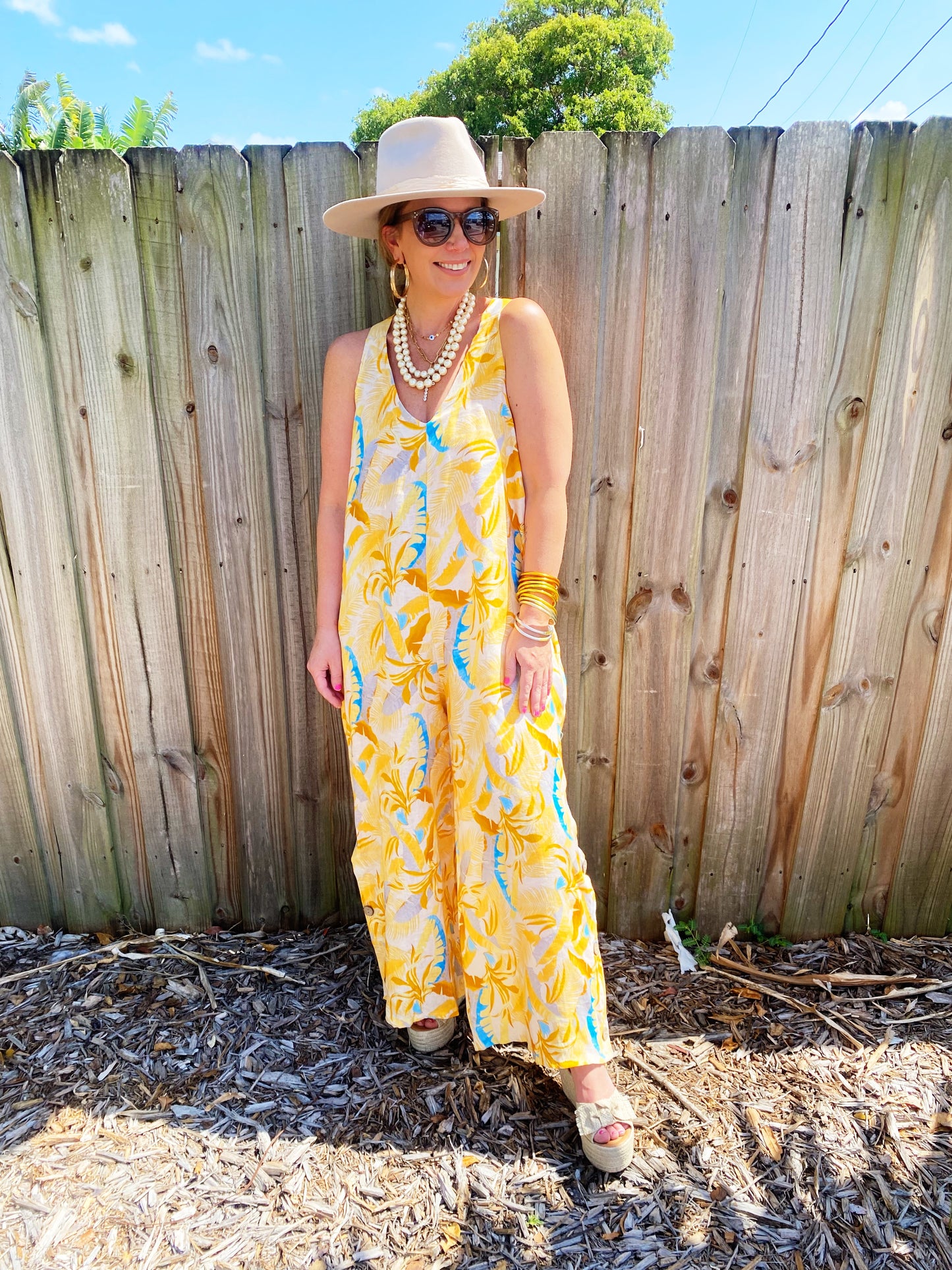 Penny Jumpsuit Yellow