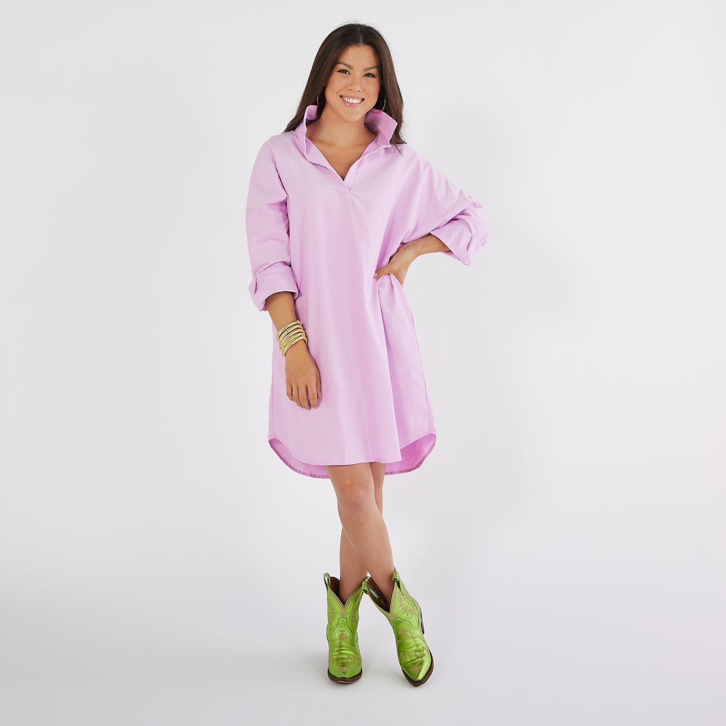Corduroy Star Dress