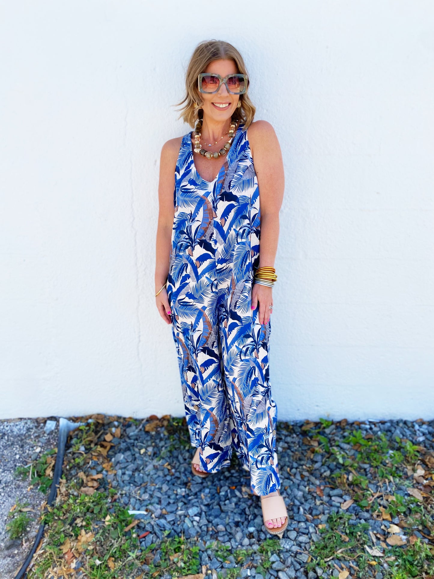 Penny Jumpsuit Blue