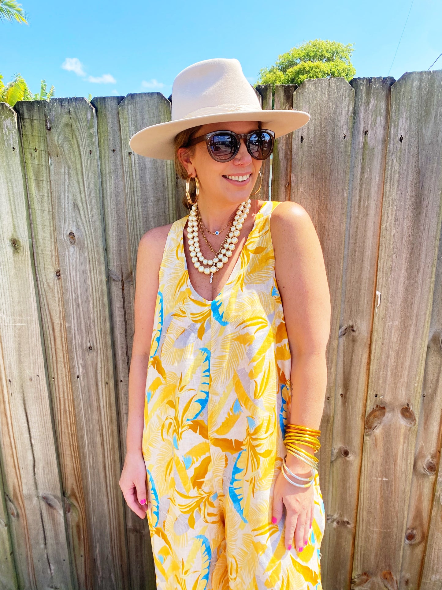 Penny Jumpsuit Yellow