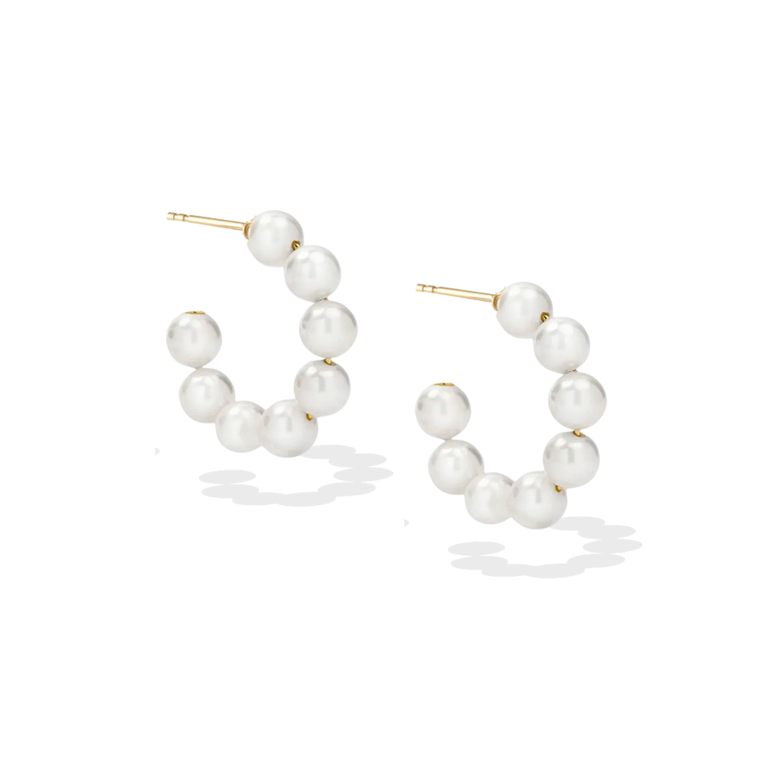 Chunky Modern Pearl Earrings
