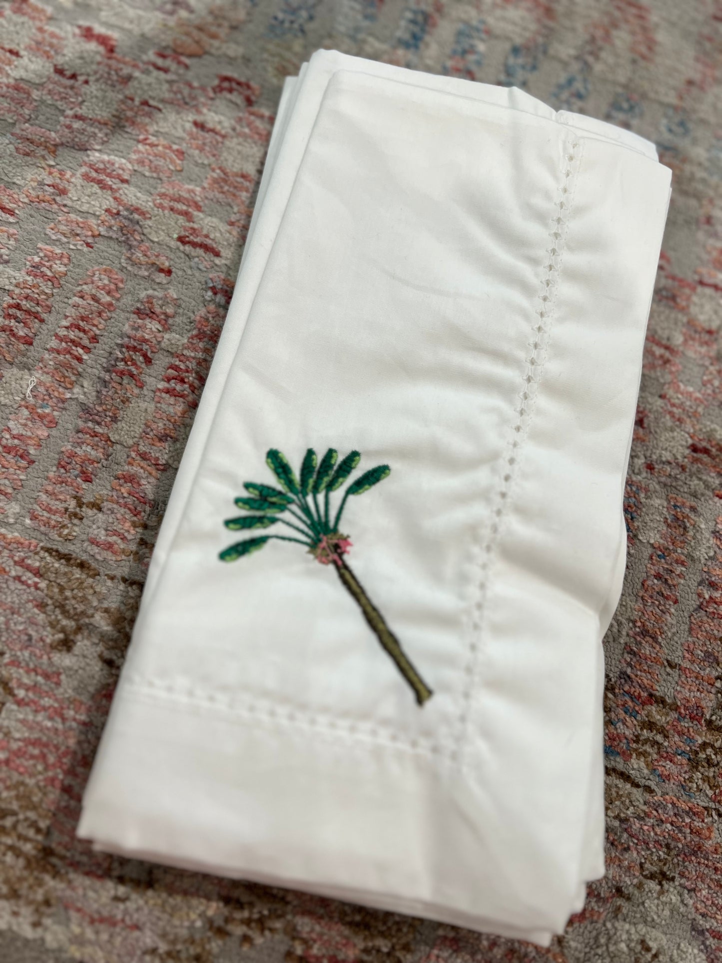 Embroidered Napkin 4 Set *Multiple Prints FINAL SALE