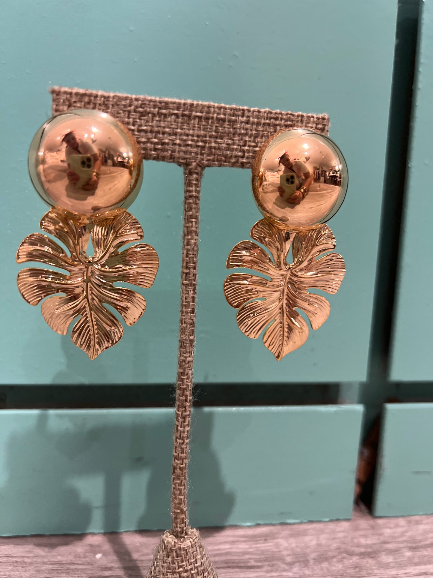 Aria Leaf Earrings FINAL SALE