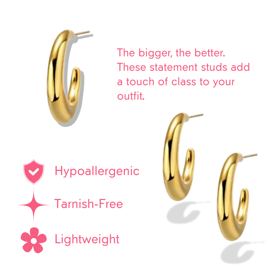 Everyday Gold Hoops