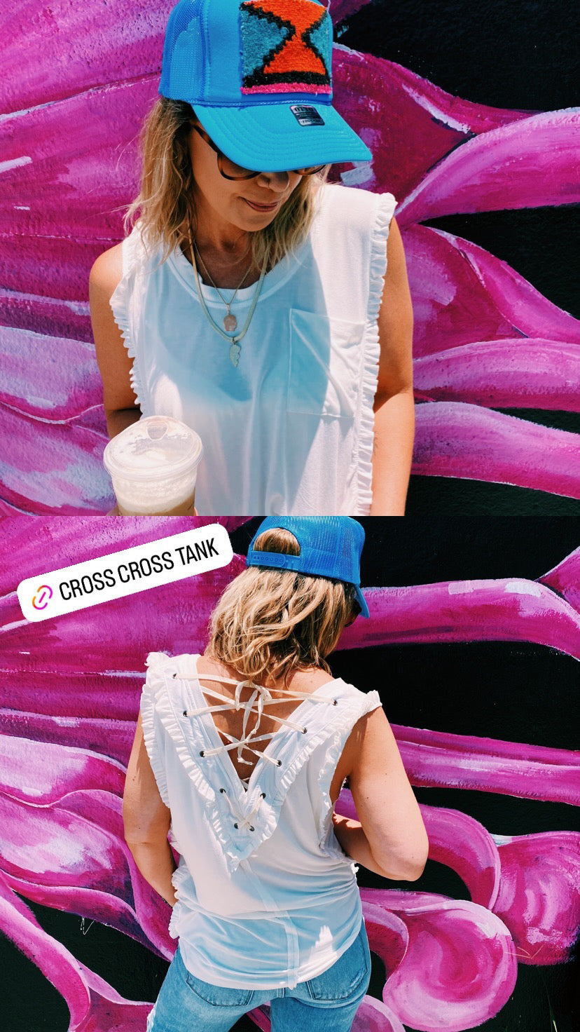 In Store- Criss Cross Tee Size Medium