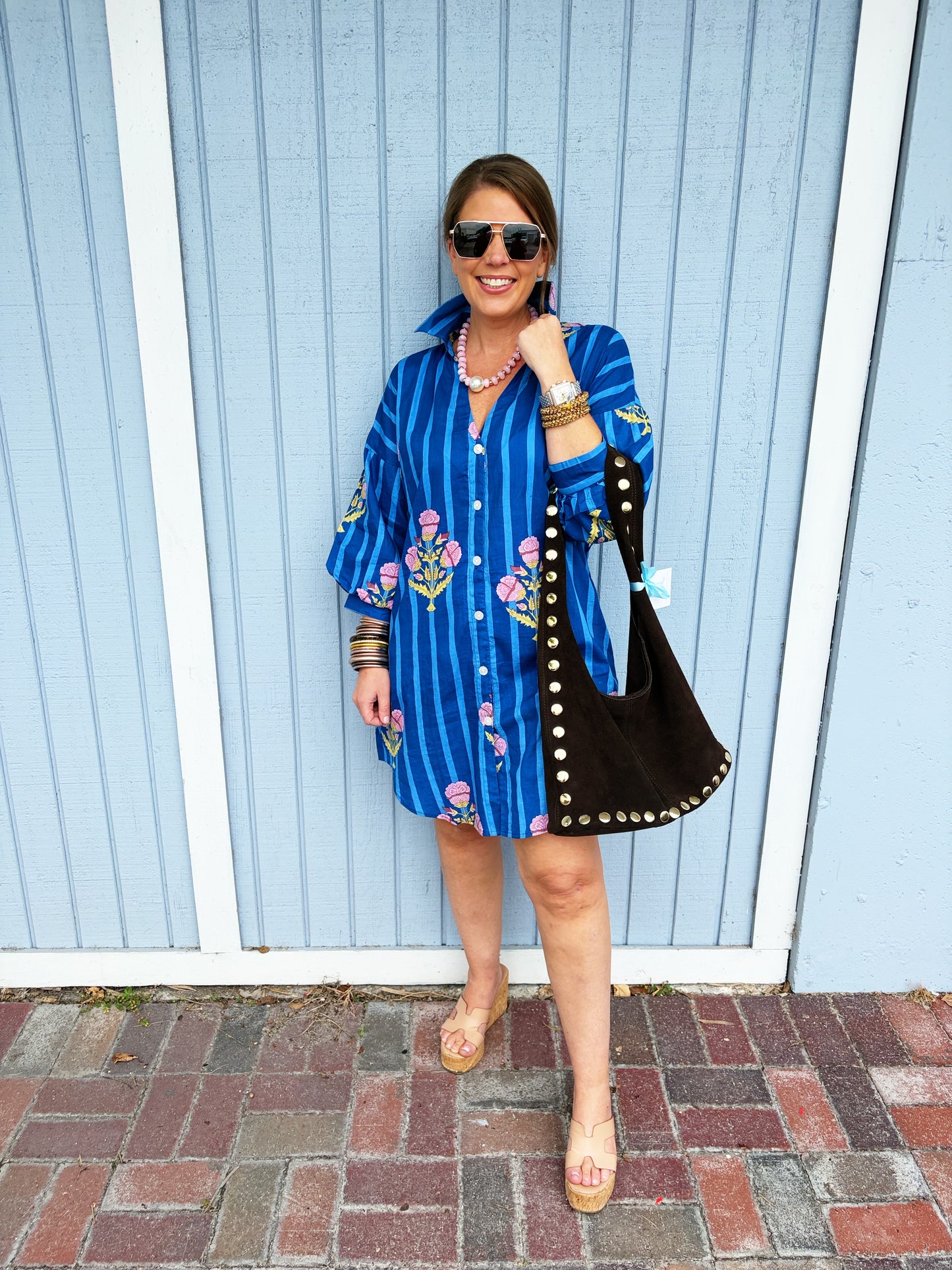 Bengal Stripe Babette Dress