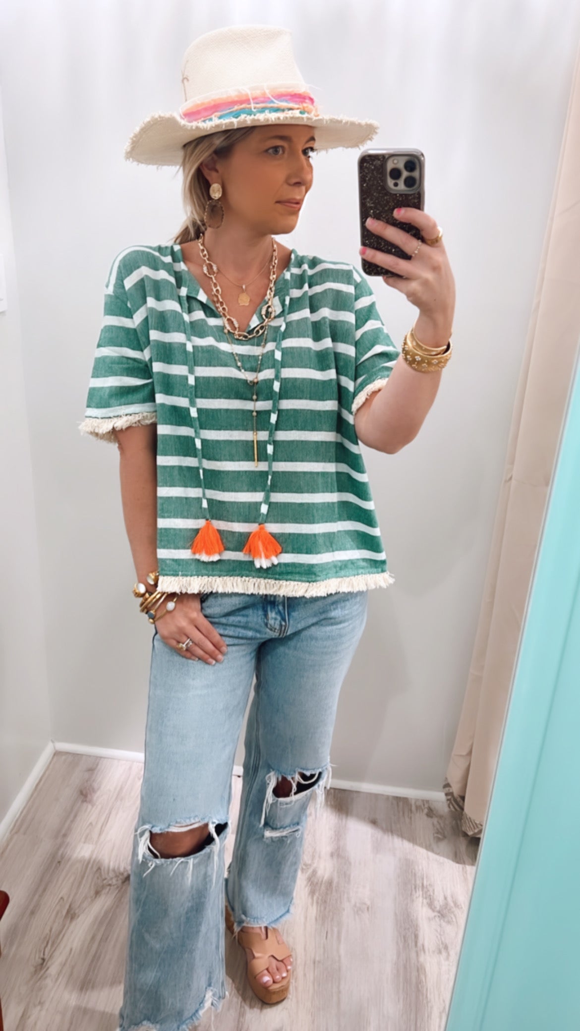 Sailor stripe top *final sale