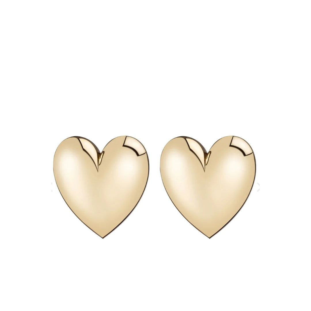 Accessory Concierge Puff Heart Earrings