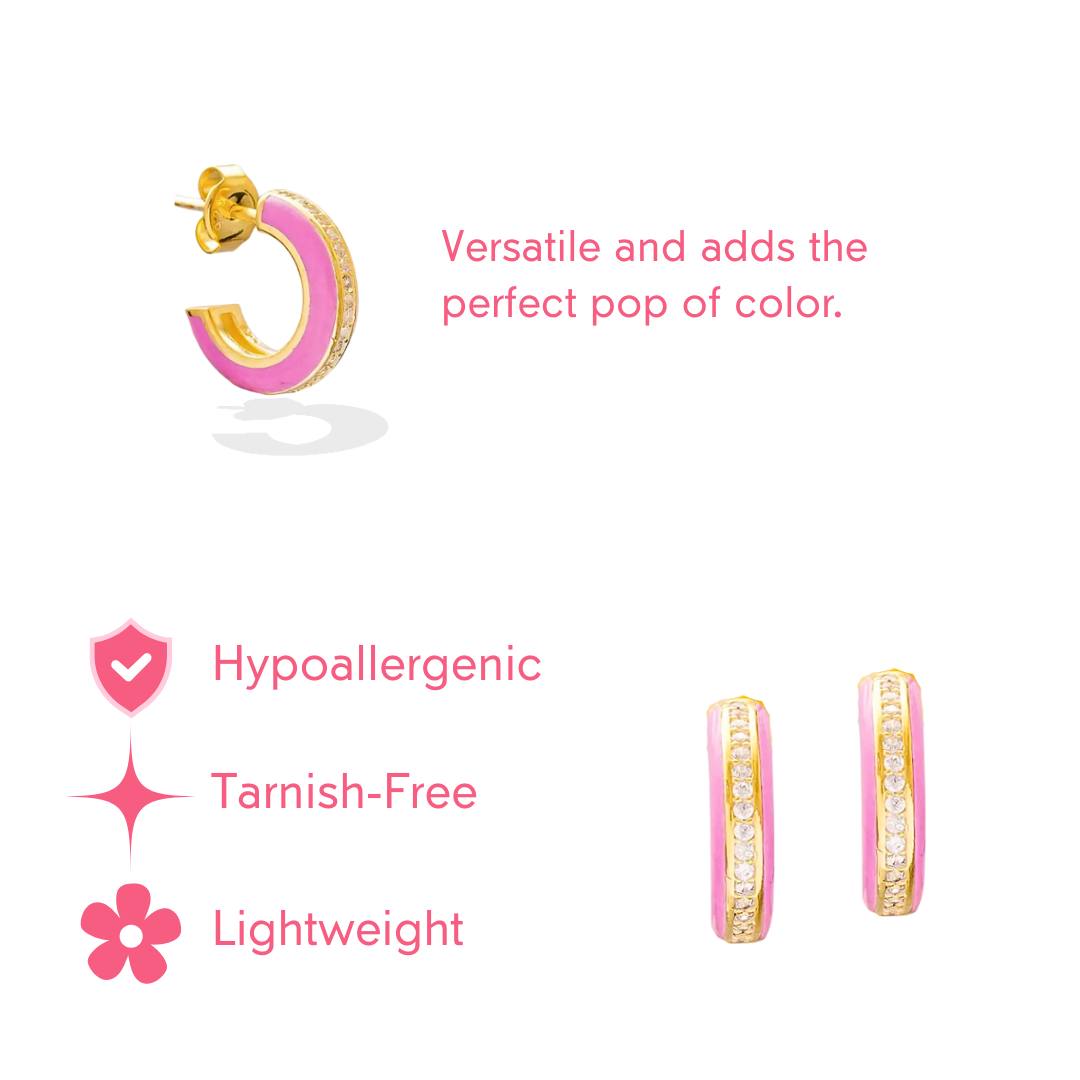 Jubilee Pink Earrings