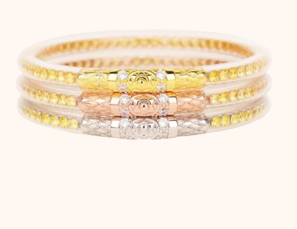 Three Queens All Weather Bangles® (AWB®) - CRYSTAL