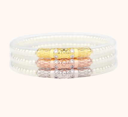 Three Queens All Weather Bangles® (AWB®) - CRYSTAL