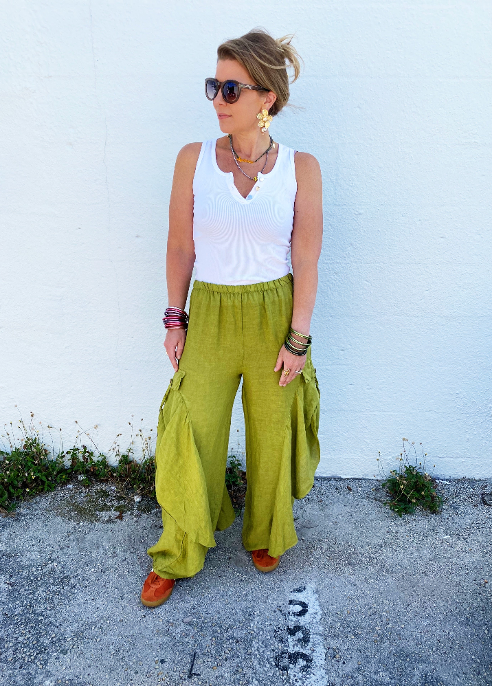 Erika Cargo Pant Green