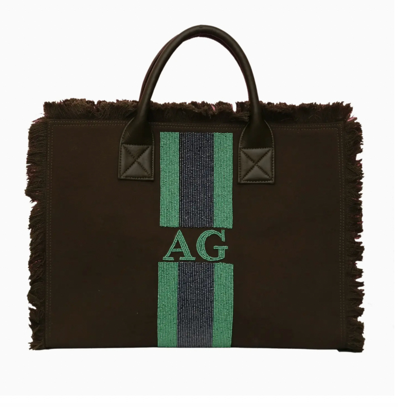 Fringe Monogram Bag