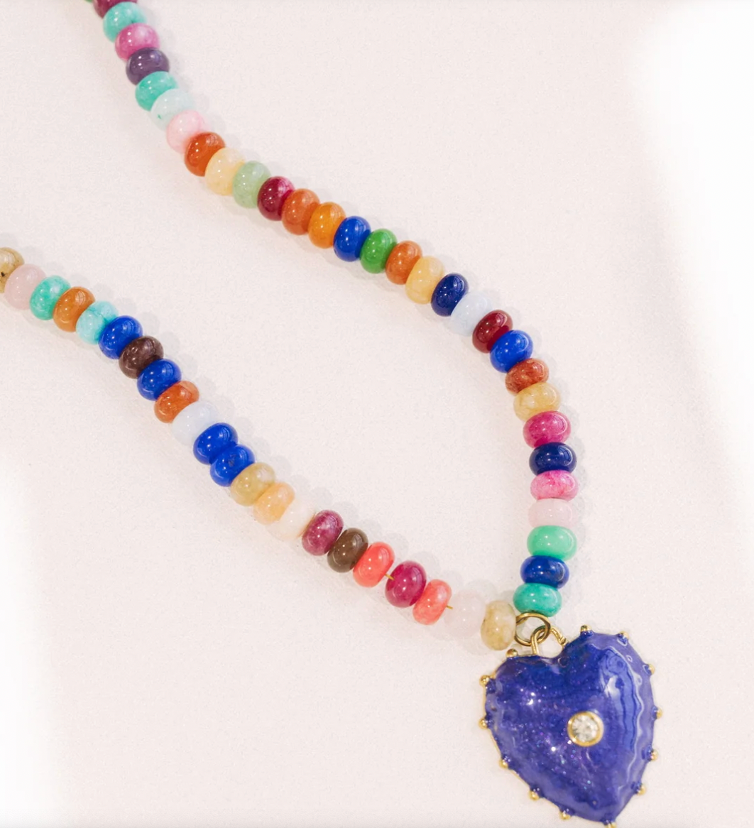 Cosmic Candy Heart Necklace