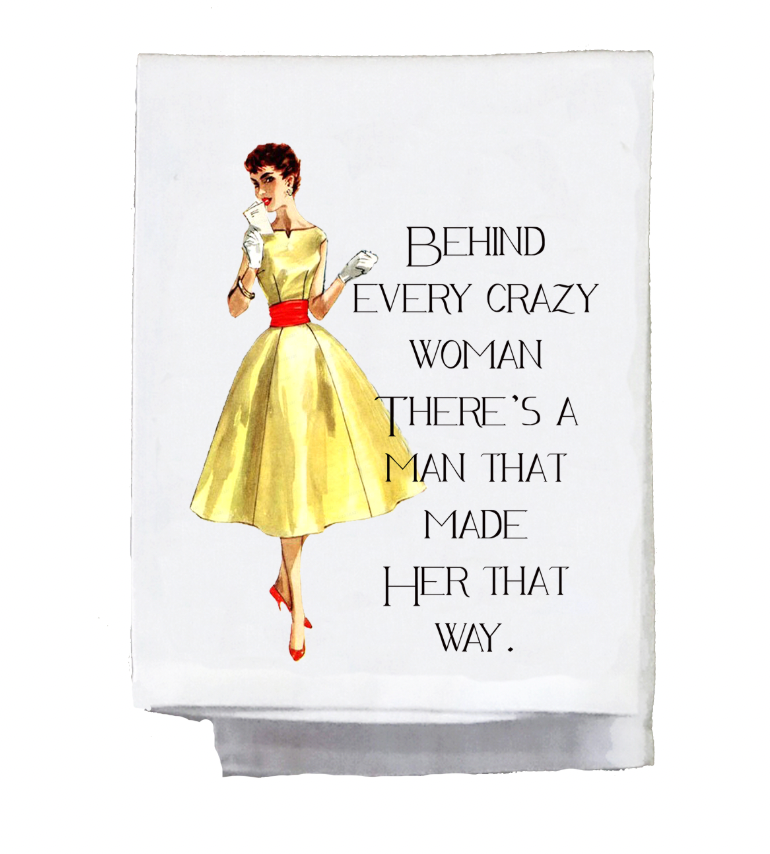 Dishtowel- Crazy