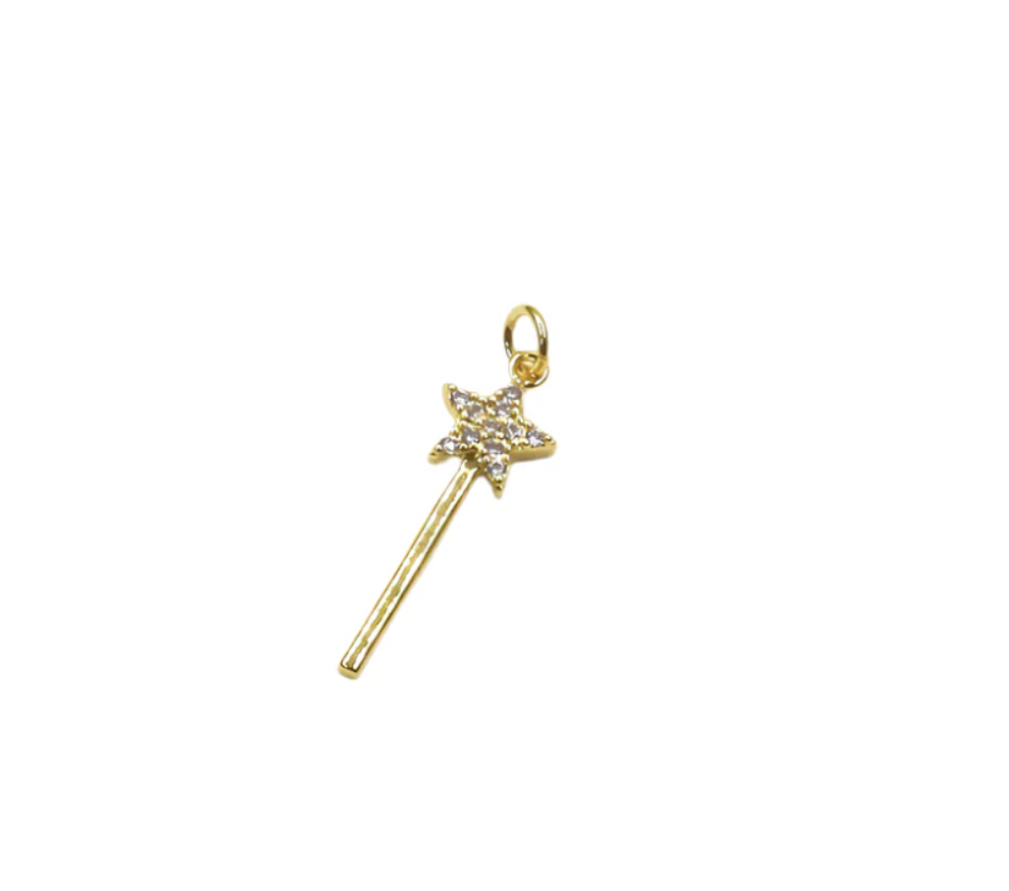 Sparkly Magic Wand Charm