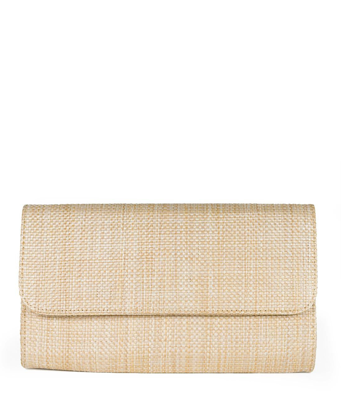 Avery Straw Clutch - Pinch Bow