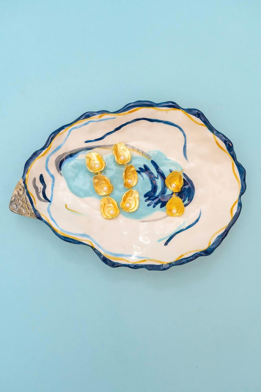 Oyster Triple - Earring