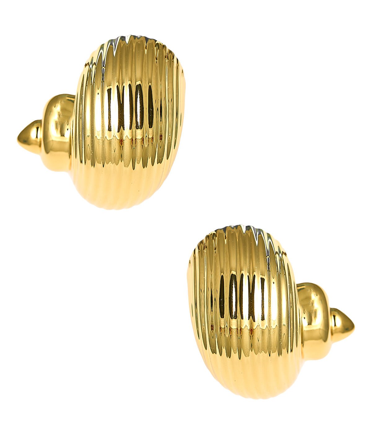 Soleil Conch Shell Earring - 18k Gold Plated