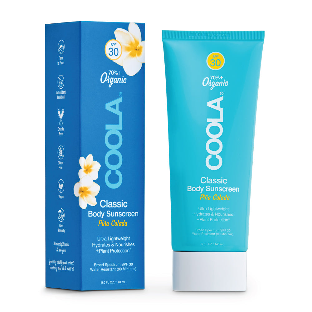 Classic Body Organic Sunscreen Lotion - Piña Colada
