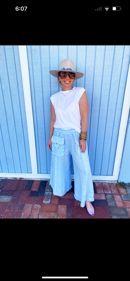 Melissa Linen Wide Leg Pant- 3 colors