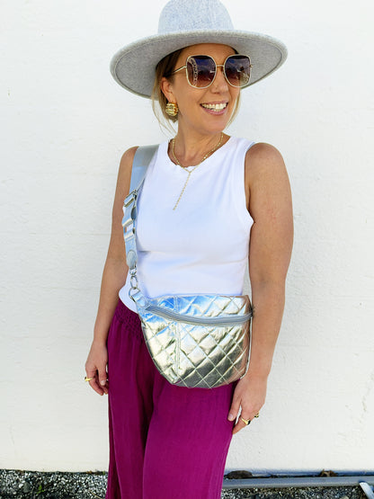 Emily Bum Bag Shine - FINAL SALE