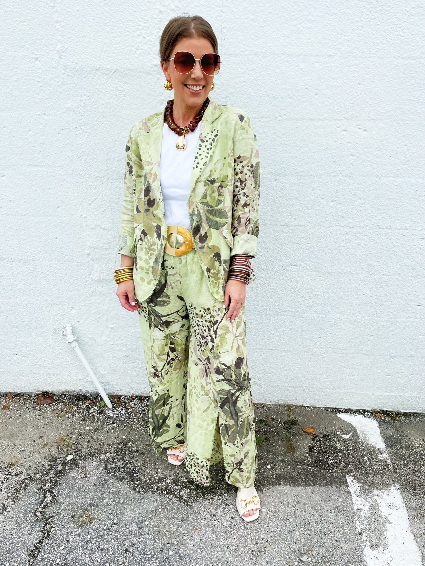 Sarah Pants in Sage