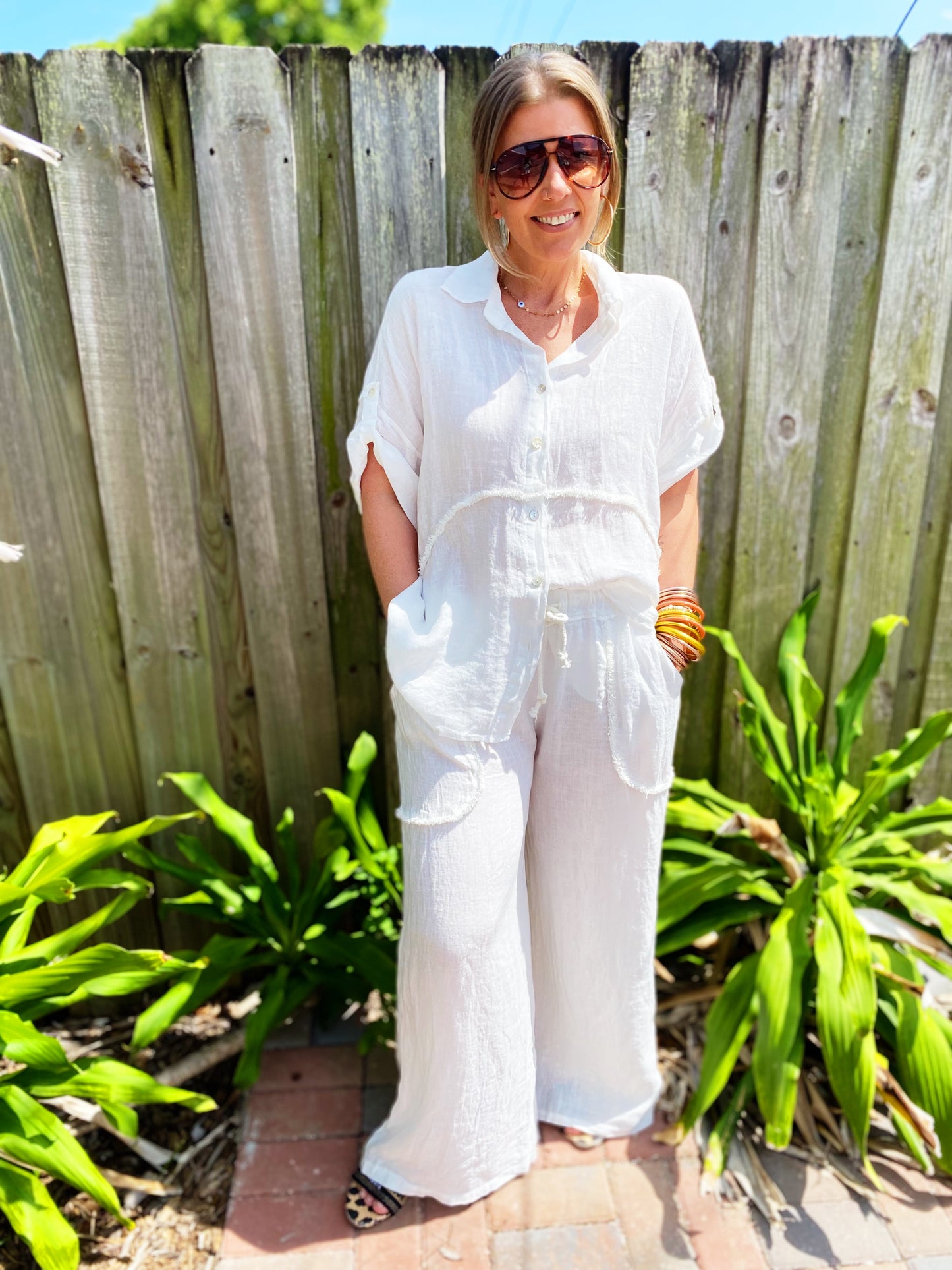 Ledger Bottom in White