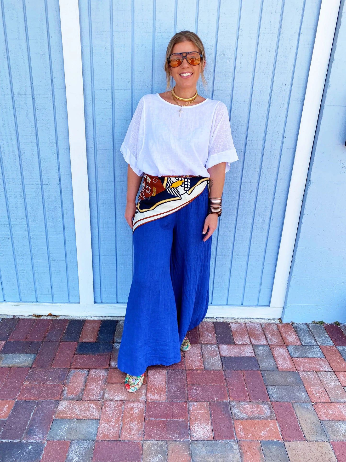 Francis Pant in Blue