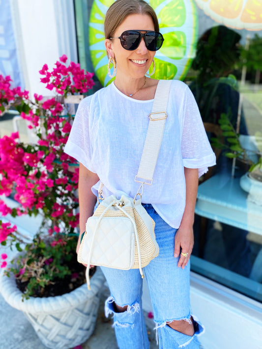 Lindsey Drift Bucket Bag