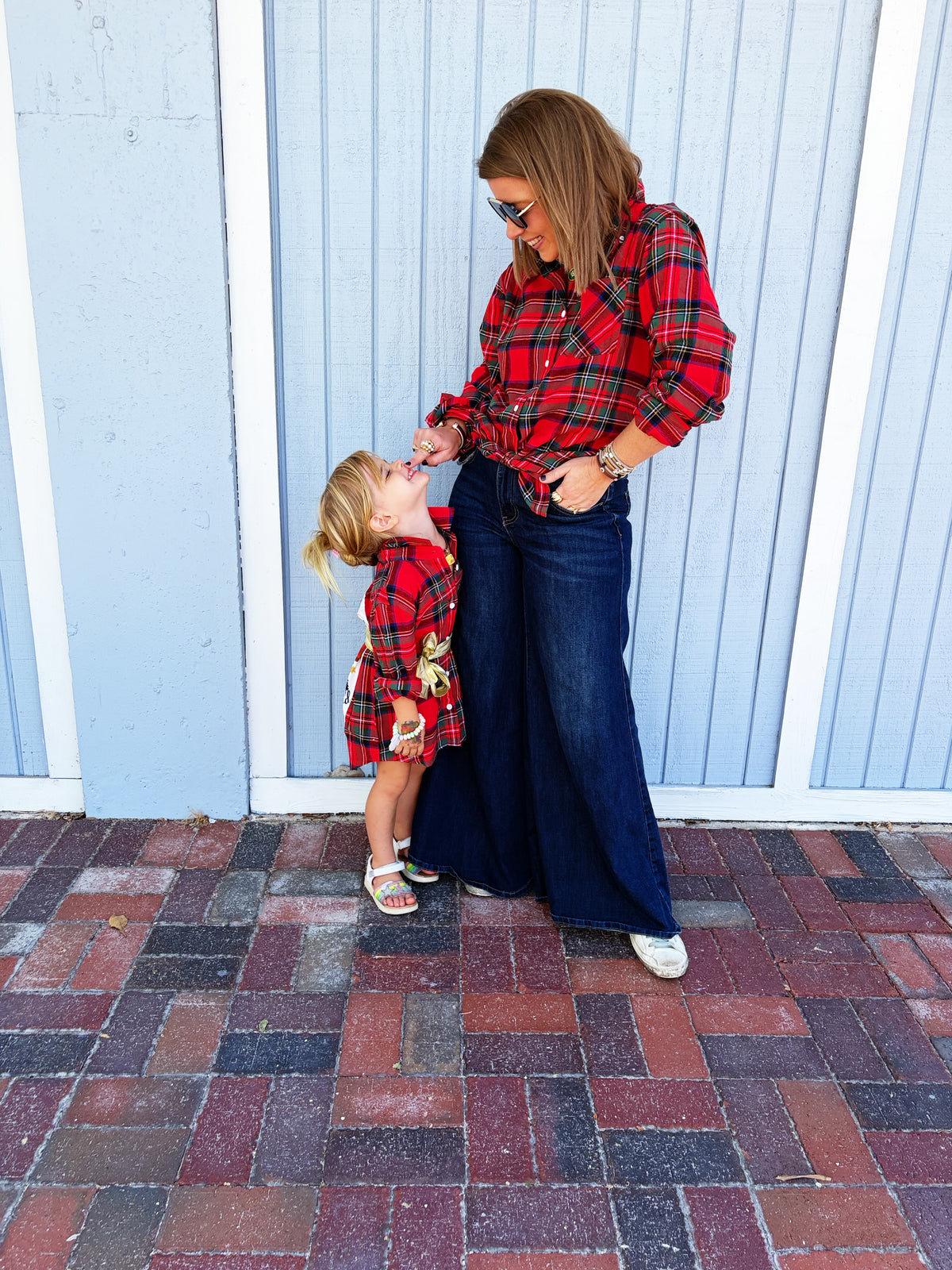 Mommy & Me Flannels with BLING