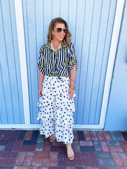 Lobster Navy Top
