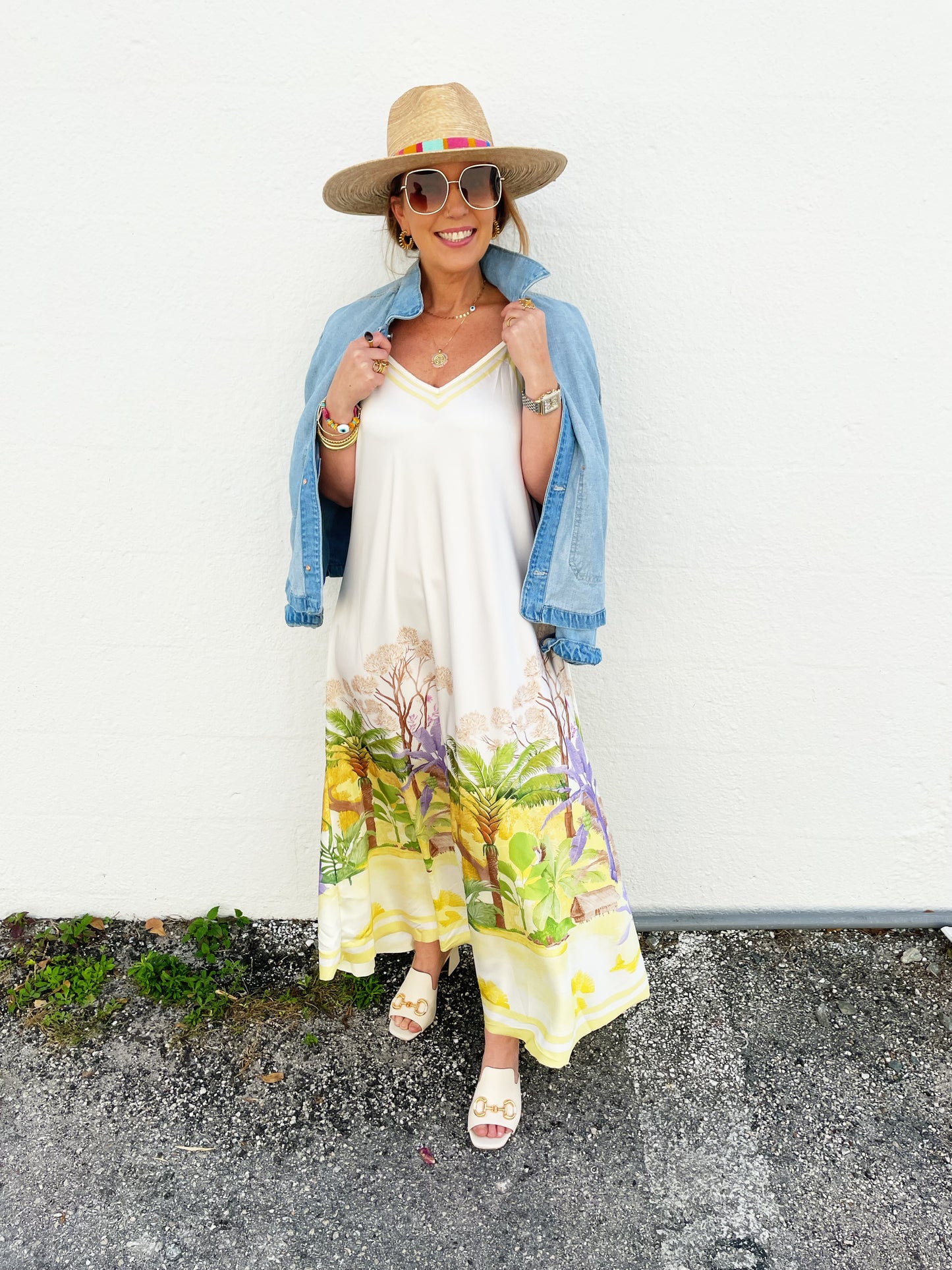 Meg Dress in Yellow
