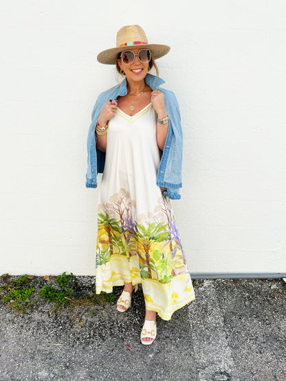 Meg Dress in Yellow
