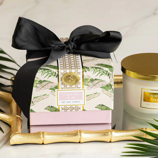 Under the Palms 3-Wick Boxed Soy Wax Candle
