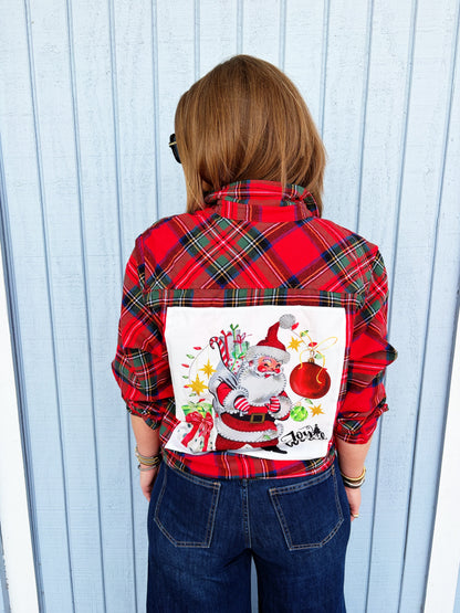 Mommy & Me Flannels with BLING
