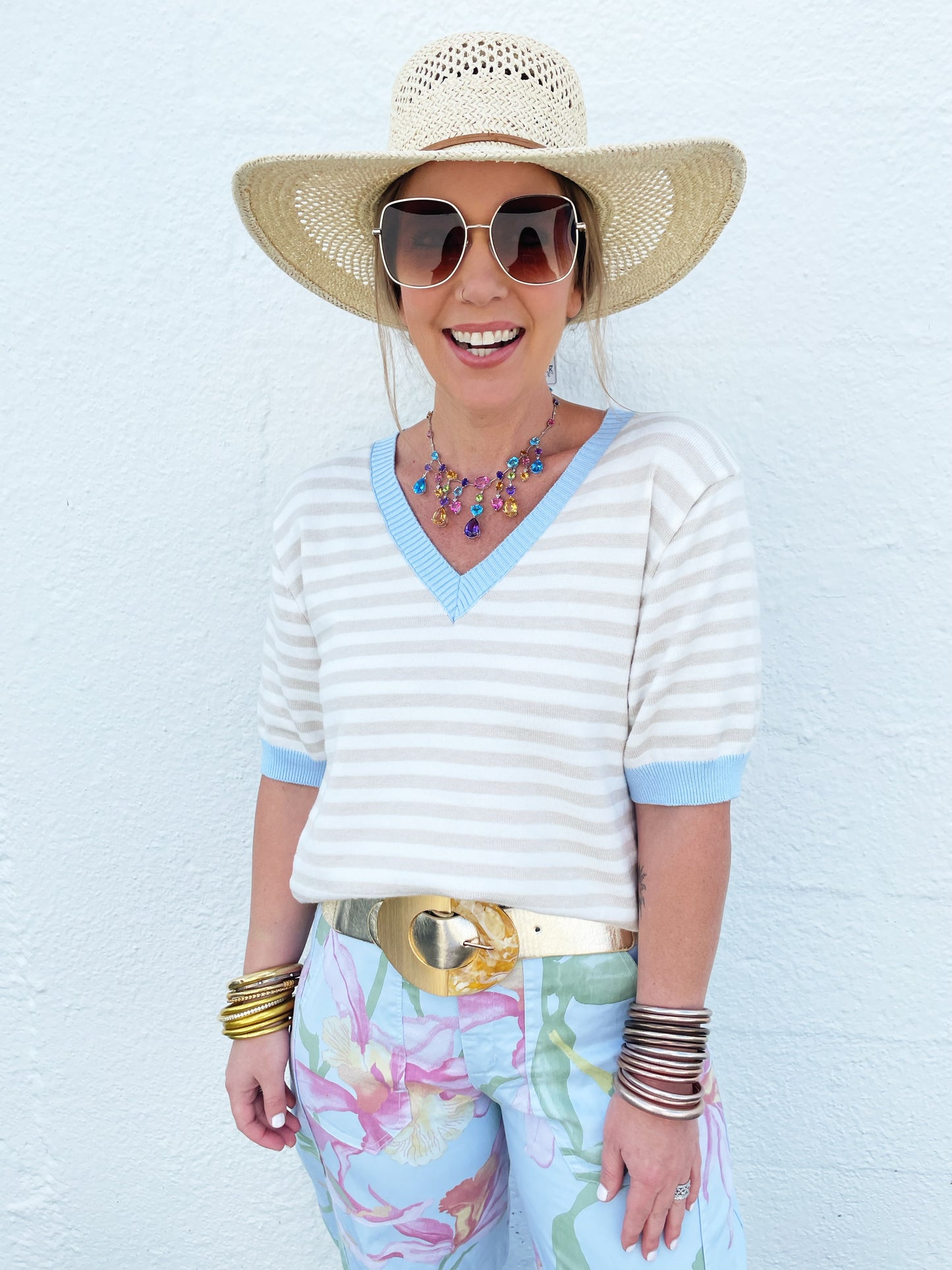 Floral Barrel Bottoms *FINAL SALE