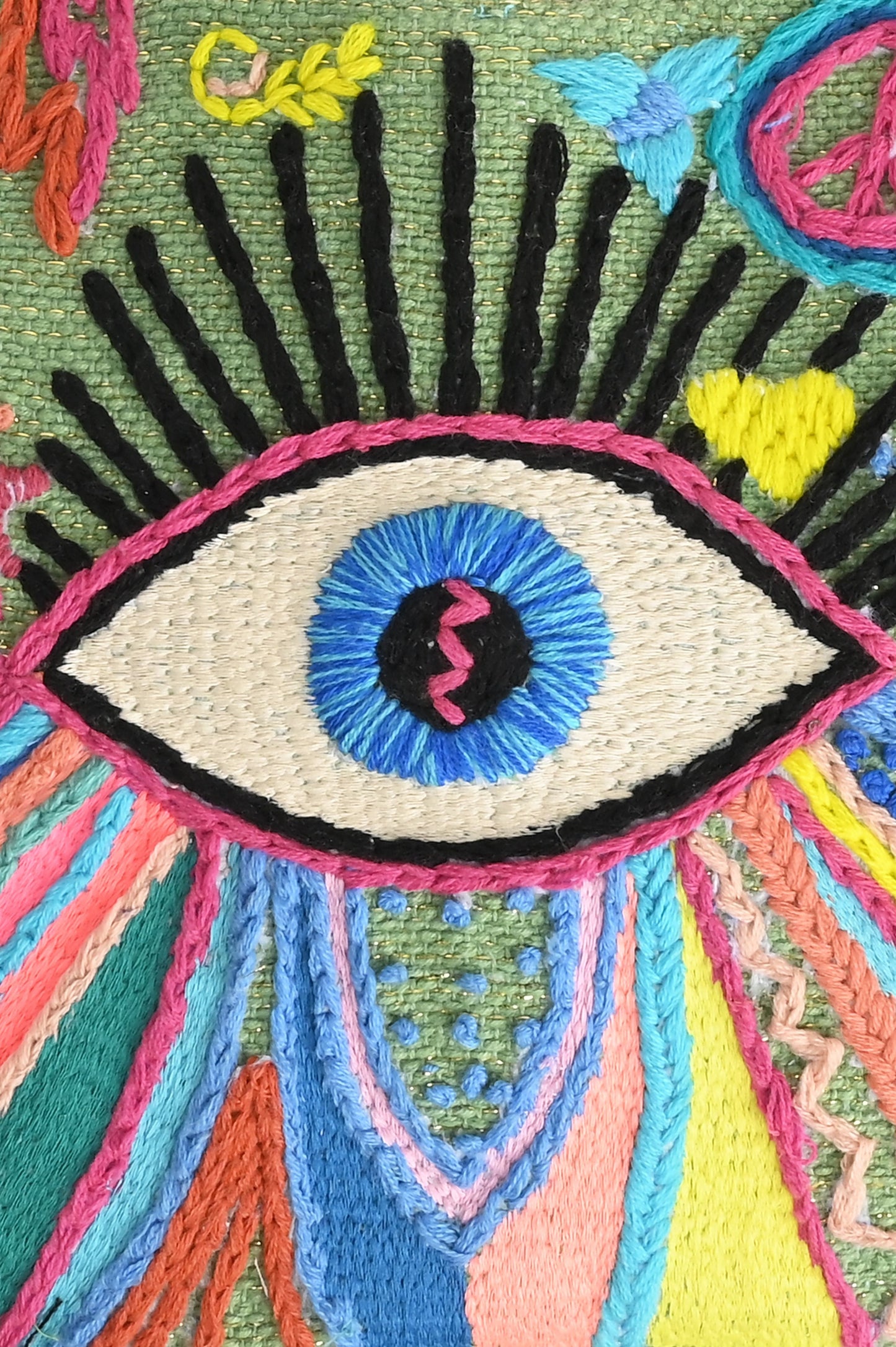 Groovy Evil Eye Tote