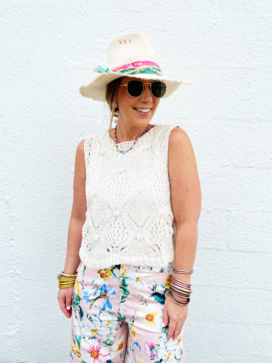 Shanna Tank in Cream