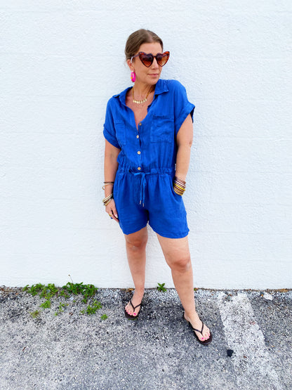 Lisa Jumpsuit in Blue